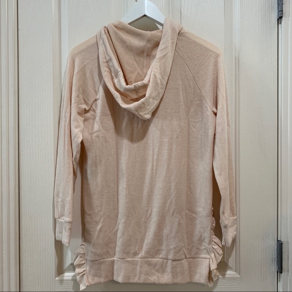 New Anthropologie Fleece Brushed Hoodie Sweatshirt - Picture 5 of 8